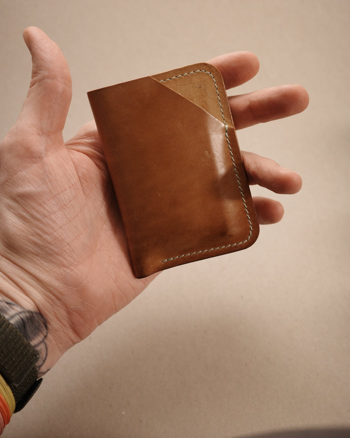 Custom Shell Cordovan Lincoln Wallet