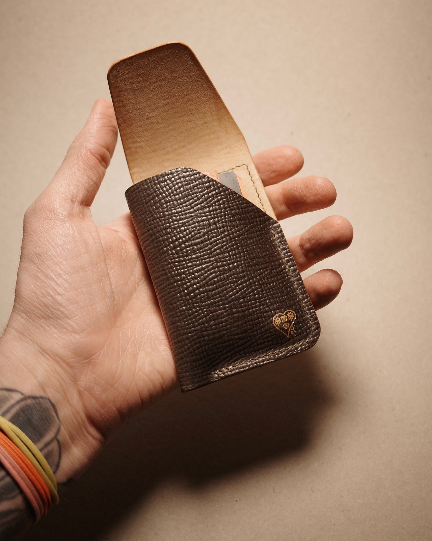 Custom Shell Cordovan The Flippy Wallet