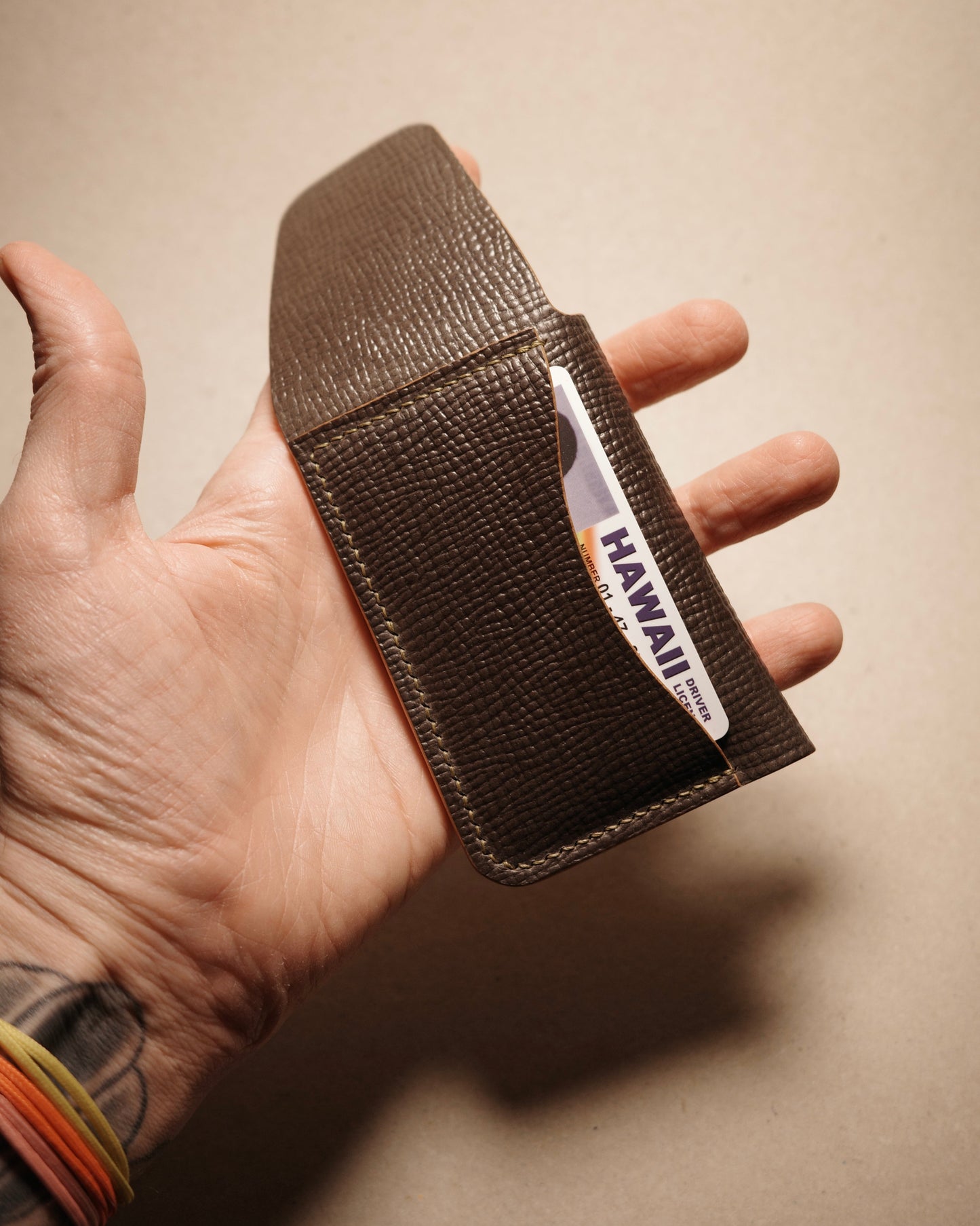 Custom Shell Cordovan The Flippy Wallet