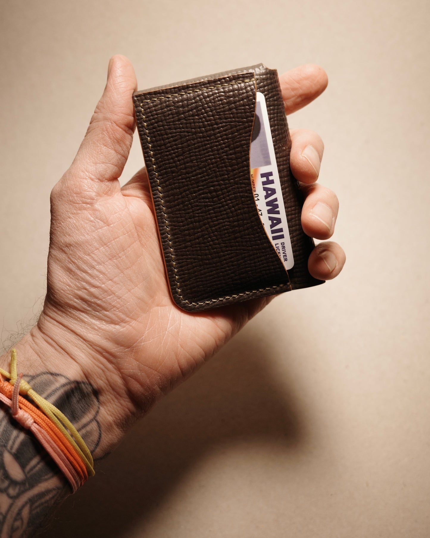 Custom Shell Cordovan The Flippy Wallet
