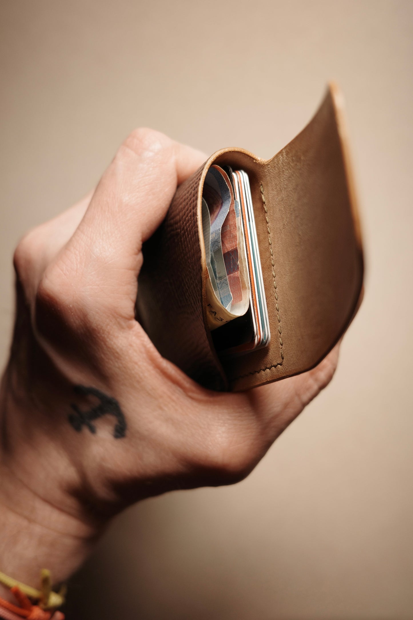 Custom Shell Cordovan The Flippy Wallet