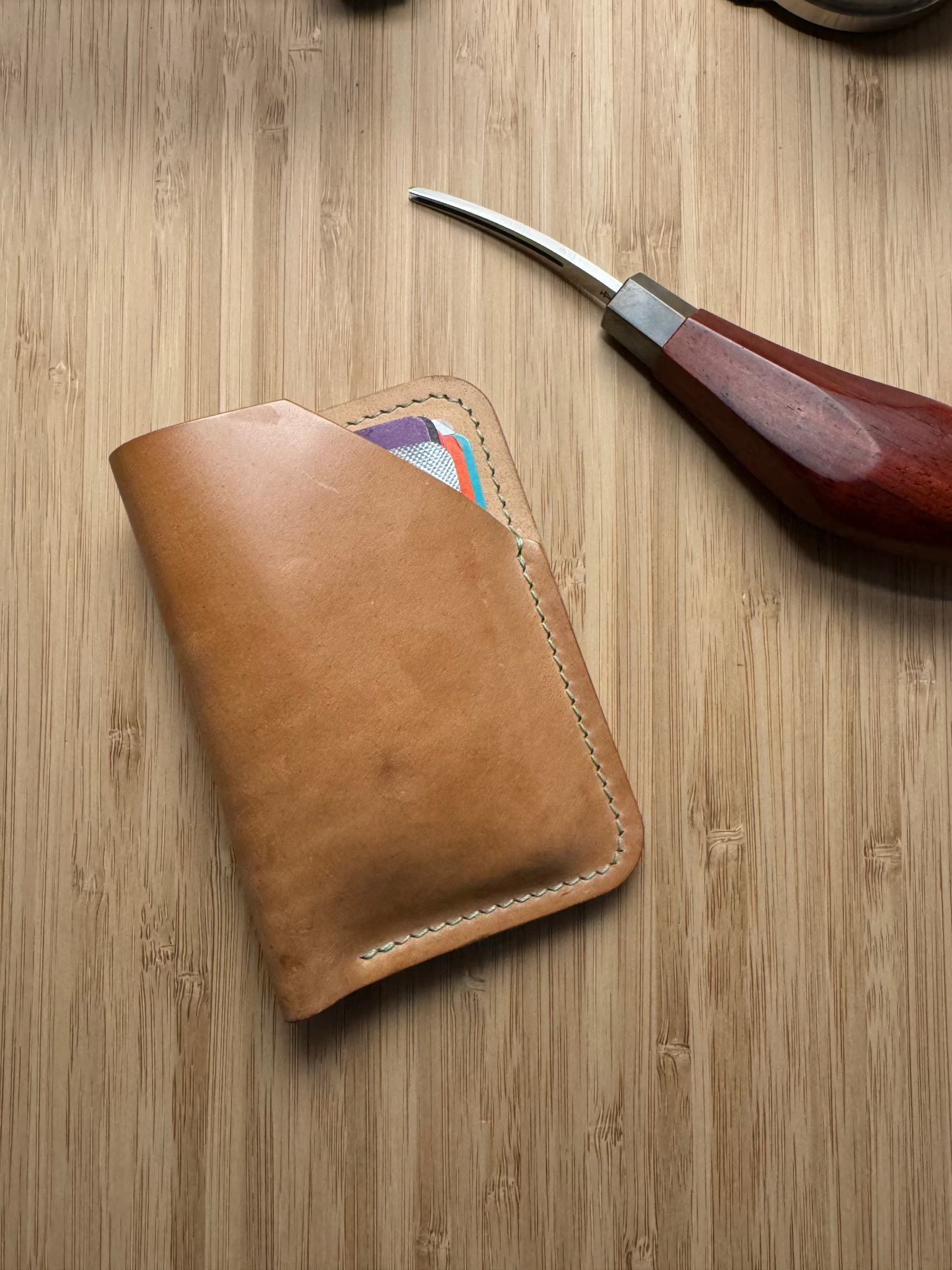 Custom Shell Cordovan Lincoln Wallet